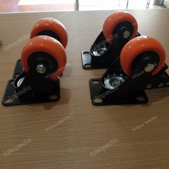 Ready RODA PVC RHJ-TW 2 inch roda furniture 2 inch roda 2" type putar