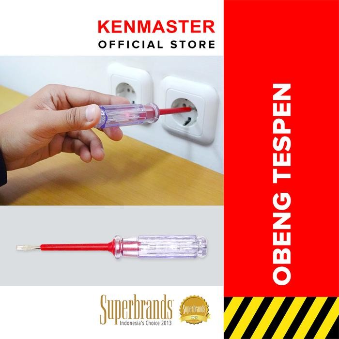 Kenmaster Obeng Tespen 5106 - Tespen Deteksi Kabel Obeng Tes Pen Listrik Obeng Tespen Listrik Obeng