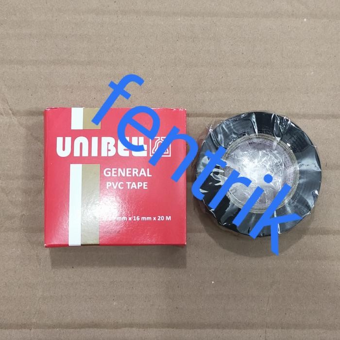 Solasi Isolasi Lakban Pelekat Lem Kabel Listrik PLN Hitam Unibel