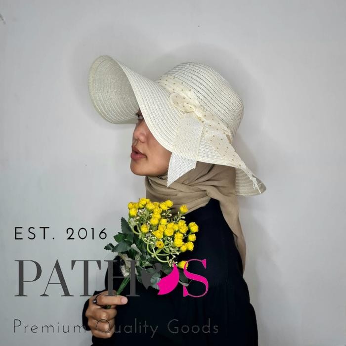 Pilihan- Topi Pantai Wanita Dewasa Sayap Kecil Import