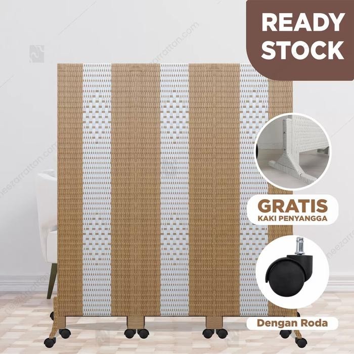 TERLARIS Sketsel Ruangan Partisi Pems Rotan READY STOCK