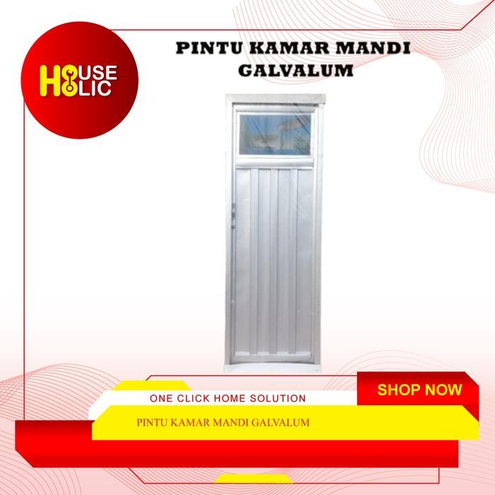 Pintu Kamar Mandi Aluminium Galvalum / Pintu Toilet WC Galvalume