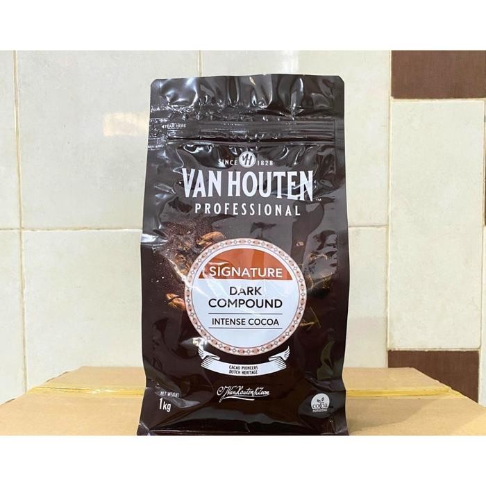 

VAN HOUTEN SIGNATURE DARK COMPOUND COIN 1KG, COKLAT BENTUK COIN, OJOL INSTANT
