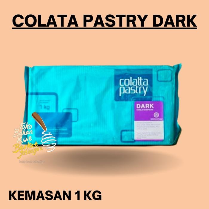 

COLATA PASTRY DARK KEMASAN 1 KG / COKLAT BATANG / COLATTA PASTRY