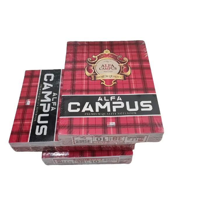 

New Buku Tulis Campus Pendek isi 10 Buku 38 halaman murah meriah