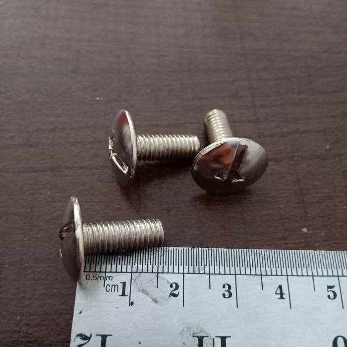 KUALITAS Baut 10 Payung 6x16 Obeng