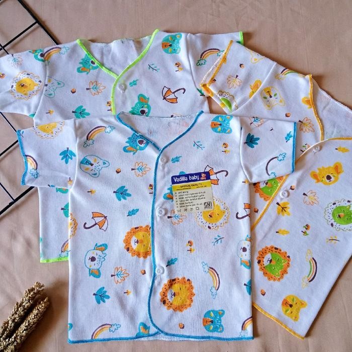 BERKUALITAS Promo TERBARU 6 Pcs & 12 Pcs/1Lusin Baju Bayi Baru Lahir/Baju Yukensi Bayi Baru Lahir