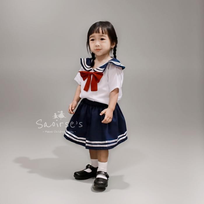 Terlaris Kostum Seragam Sekolah Anak Jepang - Saoirse's Seragam Sailormoon Anak Perempuan dan