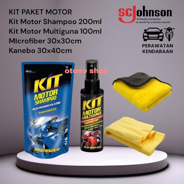 wcp4- Kit Motor Shampoo Kit Paket Kit Motor Shampoo,Kit Motor Multiguna
