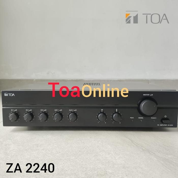 TOA ZA-2240 AMPLIFIER MIXER POWER 240 WAT ASLI ORIGINAL 100 ZA-2240