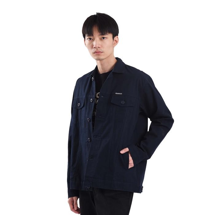 Roughneck TJ004 Navy Gorgeous Trucker Twill Jacket canvas jaket