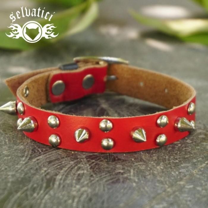 Kalung Kucing & Anjing Ras Kecil Duri Kulit Asli Gratis Ukir Nama Promo 