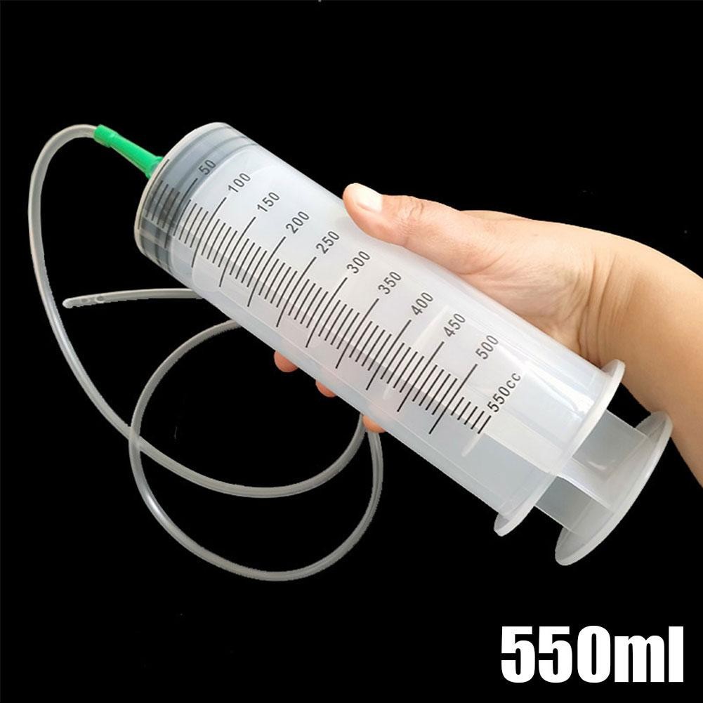 100/300/550ml Car Oil Fluid Extractor Fuel Transfer Hand Pump Dispenser Vacuum Syringe Type Manual S