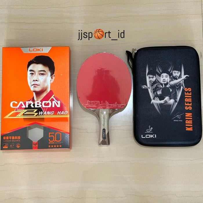 Bet Pingpong Bat Tenis Meja Bat Pingpong LOKI 5star Carbon ORIGINAL