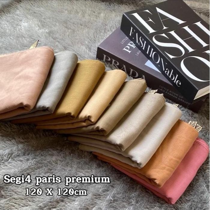 Top segiempat paris premium 120x120cm segiempat syari Wanita Muslim paris premium