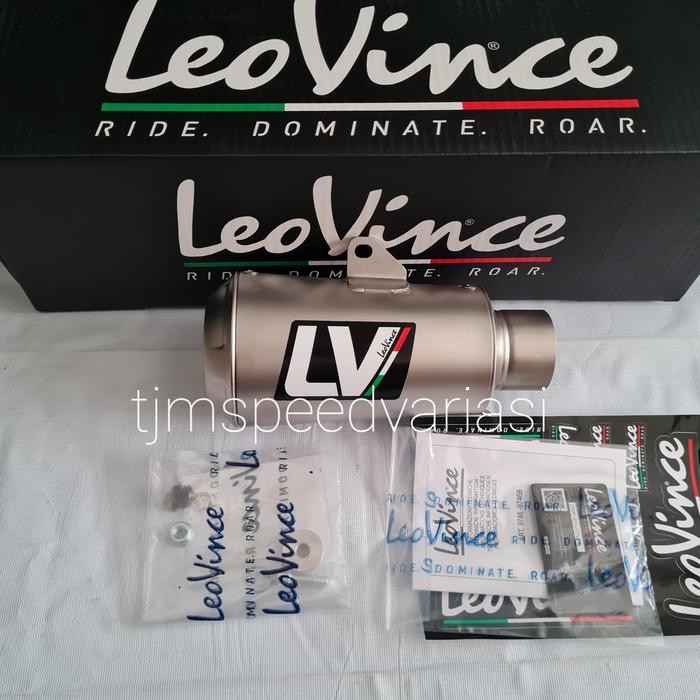KNALPOT LEOVINCE LV 10 SILENCER ORI ITALY ZX25R NINJA250 CBR250RR R25