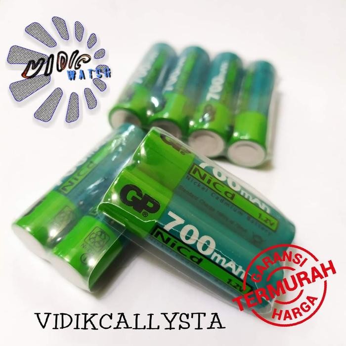 PilihanBaru- Battery Batrei Baterai Cas Aa Gp 700Mah Untuk Mainan Tamiya