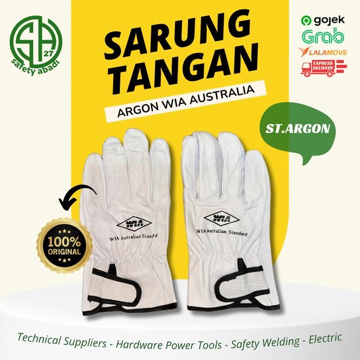 Sarung Tangan Las Argon WIA/Kulit/Welding Gloves