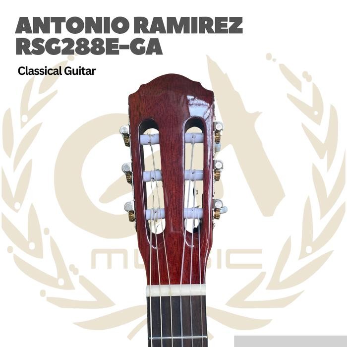 Antonio Ramirez RSG288E-GA Acoustic Electric Classical Guitar Gitar Akustik Elektrik Klasik Nylon -