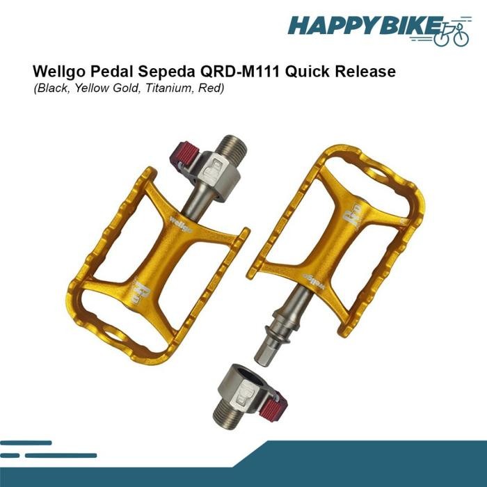 WELLGO Pedal Sepeda QRD 111 Bicycle Pedal Quick Release MTB Roadbike