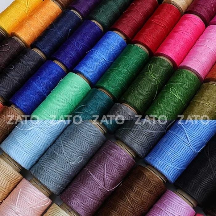 1,2 Mm Waxed Leather Thread Benang Jahit Kerajinan Kulit Alat Kulit Terlaris