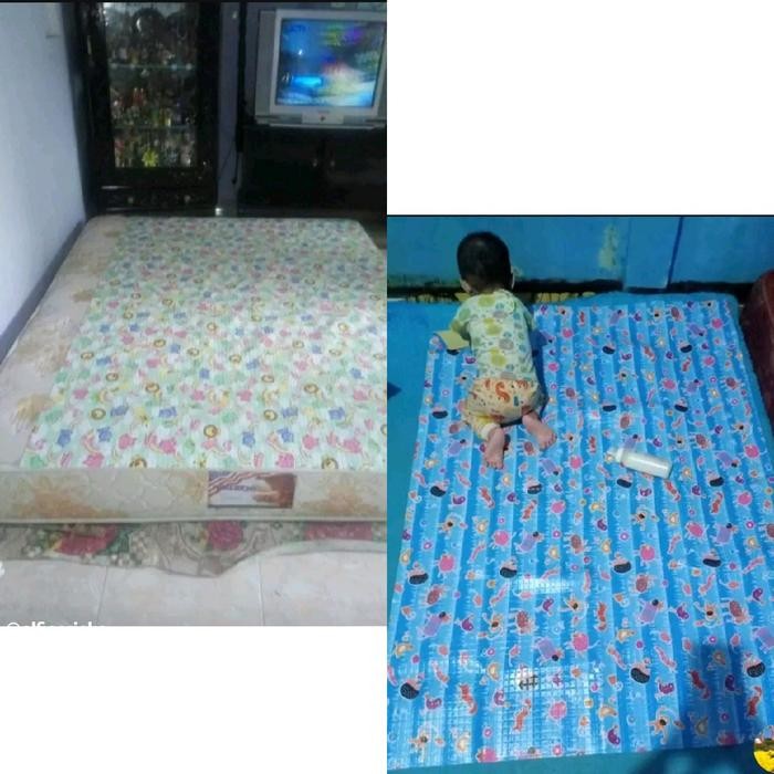 GoBabycute- Perlak Bayi Meteran / Alas Ompol Bayi / Karpet Bayi Waterproof / Perlak Bayi Super