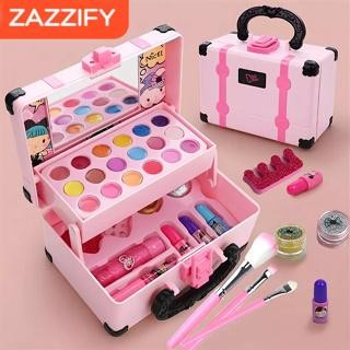 Mainan Set Koper Make Up Kosmetik Cat Kuku Lipstik Eye Shadow Mainan Anak Perempuan