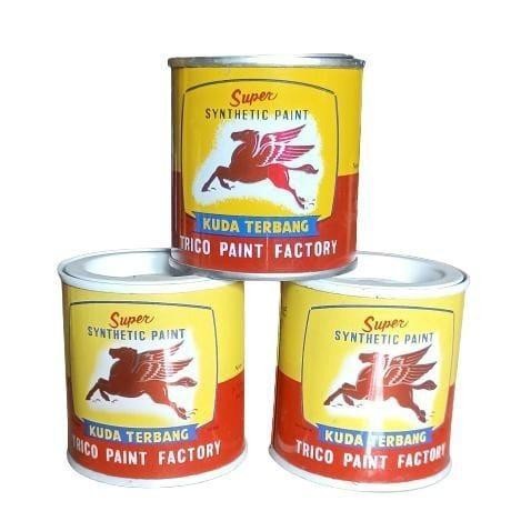 Cat Cap Kuda Terbang Ukuran - Cat Kayu Minyak LigaTex - 0.1 Liter