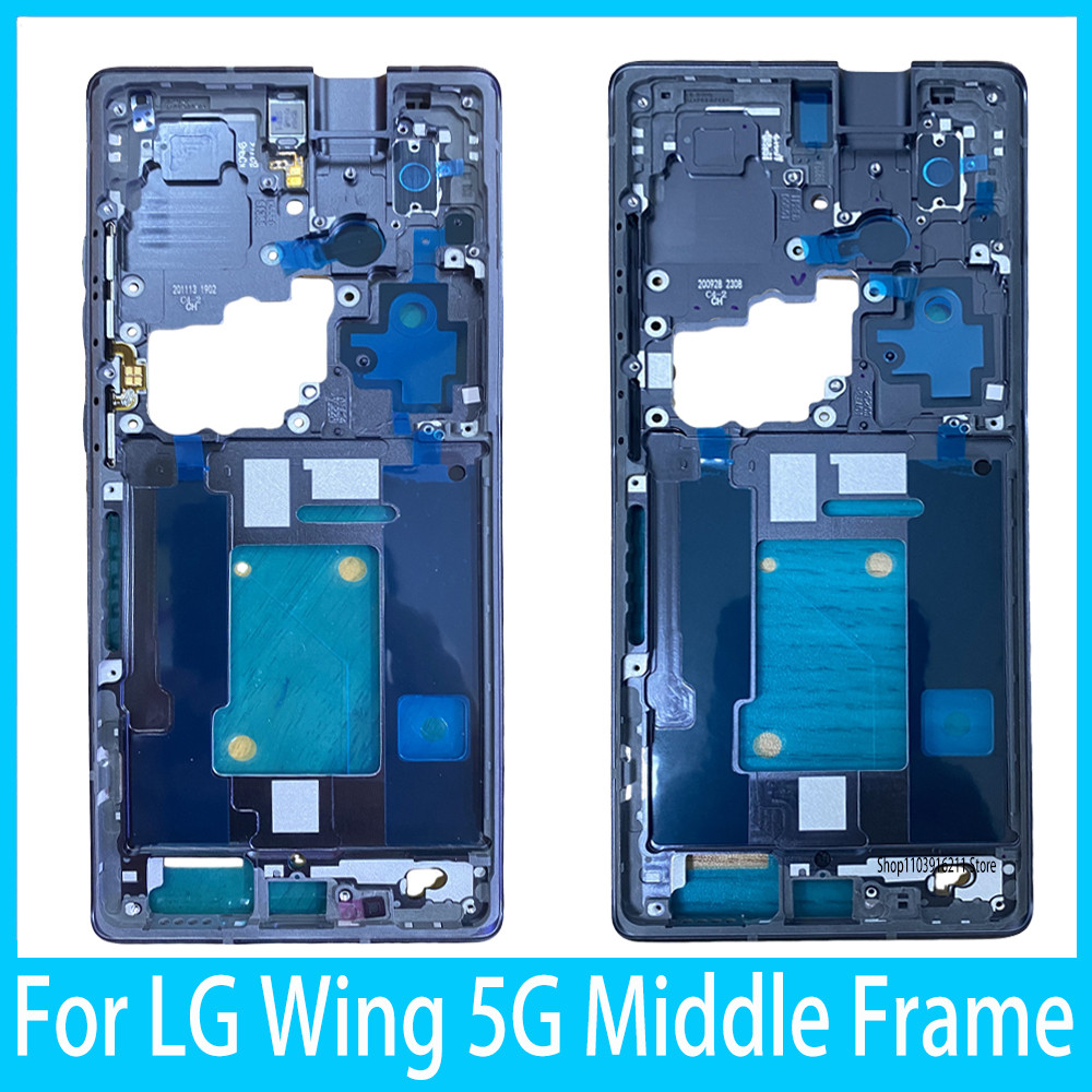 Housing Middle Frame Lcd Frame For Lg Wing 5G Phone Metal Lcd Frame Replacement Parts For Lg Wing 5G