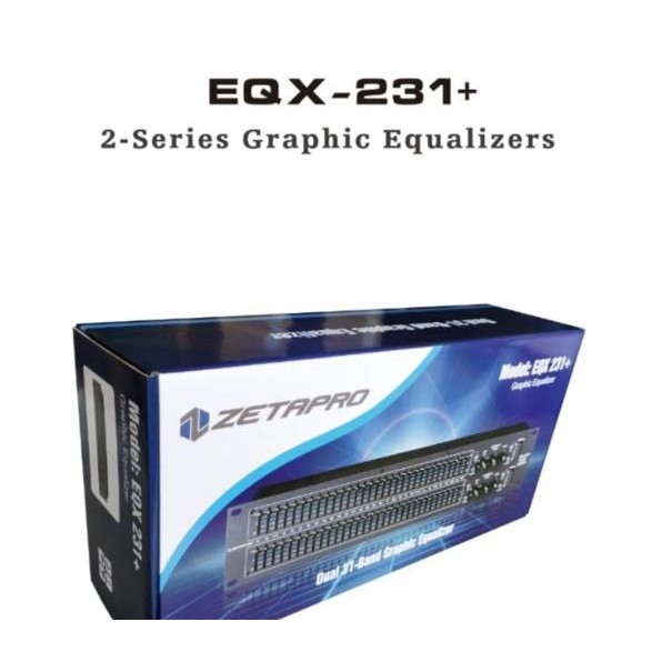 Murah Equalizer Zetapro Eqx231+ / Eqx 231 + Subwoofer Dan Limiter Terlariss 