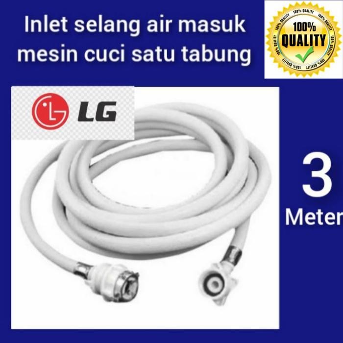 inlet selang air masuk mesin cuci LG satu tabung 3 meter