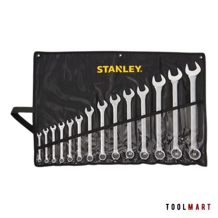 Stanley Combination Wrench Set 14 pcs 8mm-32mm Kunci Ring Pas STMT80944-8