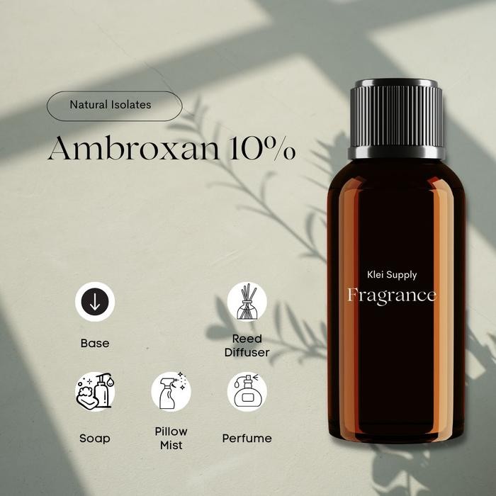 Ambroxan 10% Fragrance Oil - Klei Supply by Klei Studio