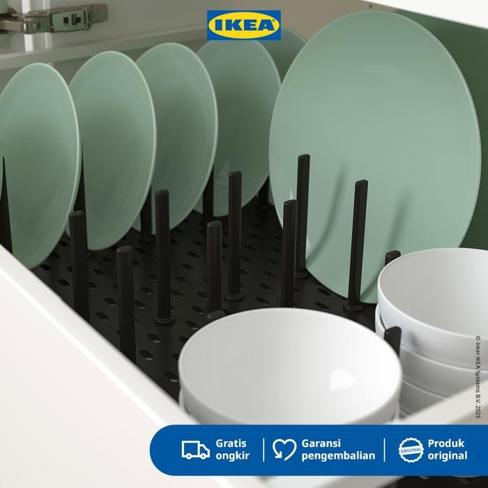 IKEA UPPDATERA Pegboard Pengatur Laci Antrasit 80cm