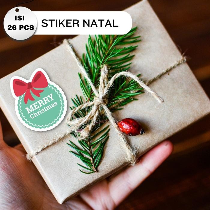 ProsesCPT- Stiker Natal Christmas Sticker Toples Merry Christmas Label Natal