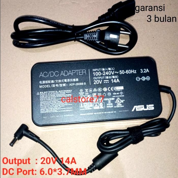 Charger Laptop Asus Rog Strix G15 G513Qy G17Qy 20V-14A 280Watt