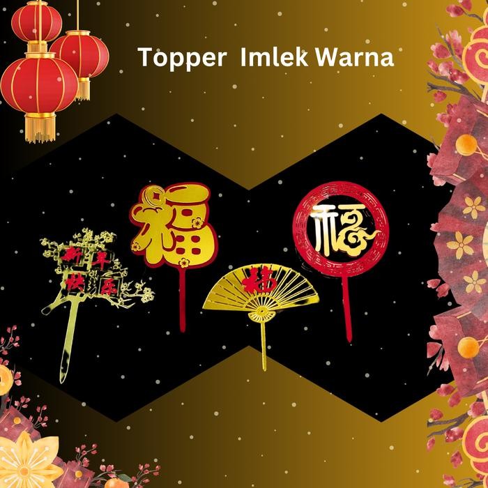 Topper Imlek Akrilik