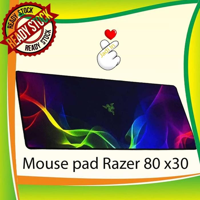 Terlaris MOUSEPAD GAMING RAZER 70x30 / MOUSE PAD 70 X 30 CM /MOUSE PAD GAMING SALE