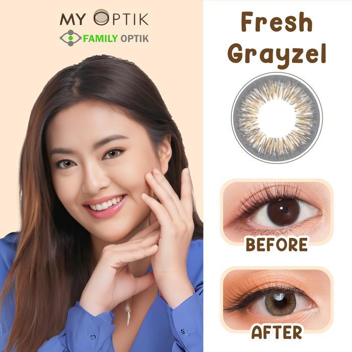[Cod] Acuvue Define Fresh Grayzel Softlens Warna #Gratisongkir