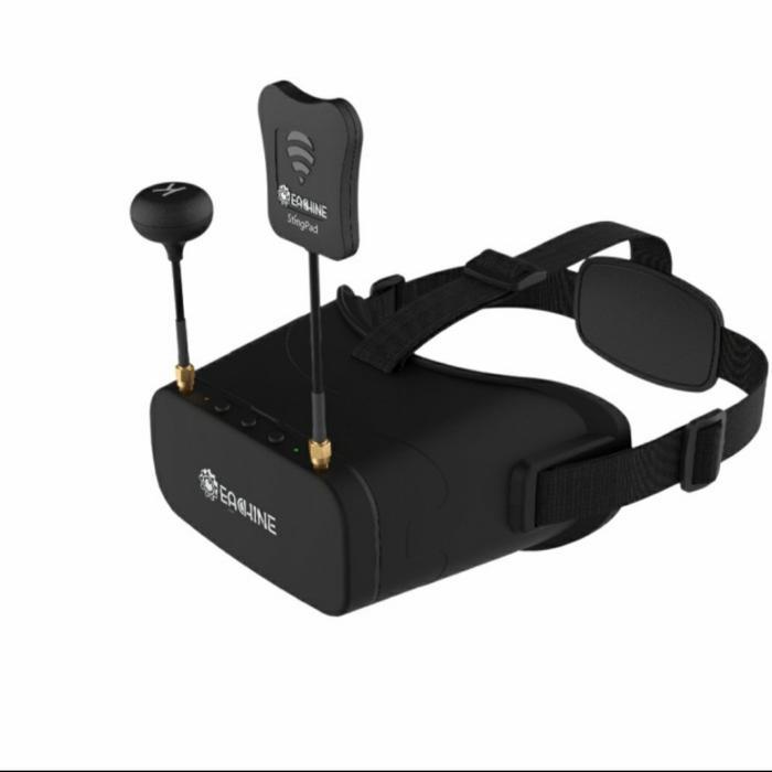 EACHINE EV800DM GOGGLE FPV WITH DIVERSITY AND DVR 40 CHANNEL FREE BUBBLEWRAP