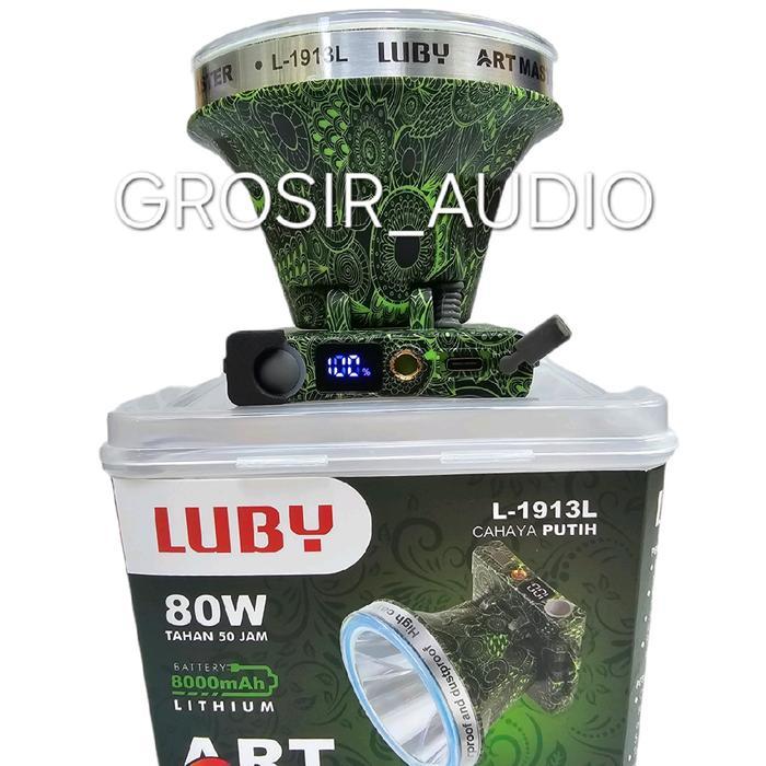 NEW SENTER KEPALA LUBY L1913 80W ,SENTER HEAD LUBY 80WATT L 1913 ,HEAD LIGHT LUBY 1913 80W ,SENTER