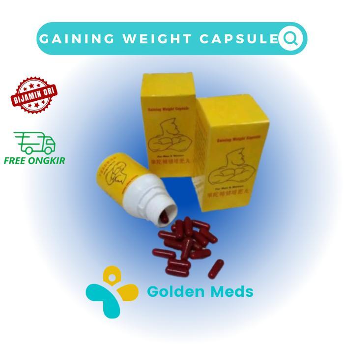 Terlaris Gaining Weight Capsule Obat Cina Penambah Berat Badan & Nafsu Makan