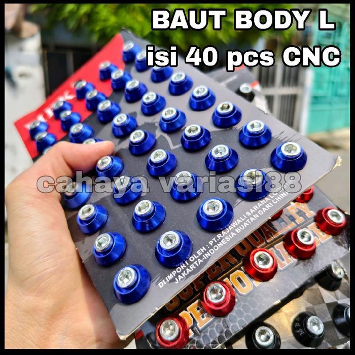 SALE  Baut Body L CNC Univerasal Motor Mobil Baut L Variasi Motor Bahan CNC ORIGINAL