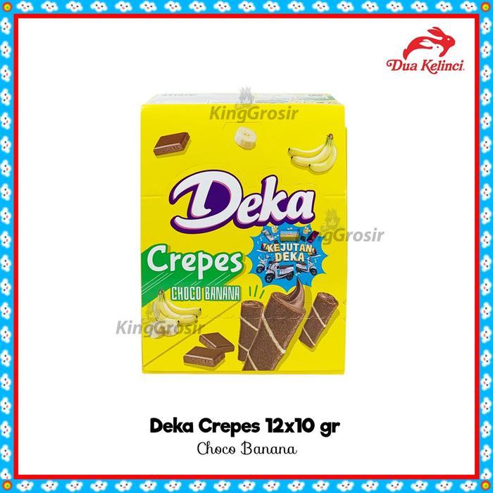 Deka Crepes Box 12X10Gr / Deka Crepes Choco Banana / Deka Crepes Choco Nut Terbaik