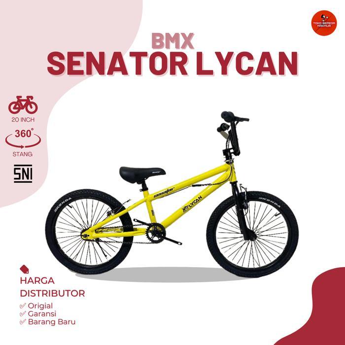 Sepeda BMX Senator Lycan Rotor, Xpro, Classic, Scorpion, Extreme Torpedo 20 Inch