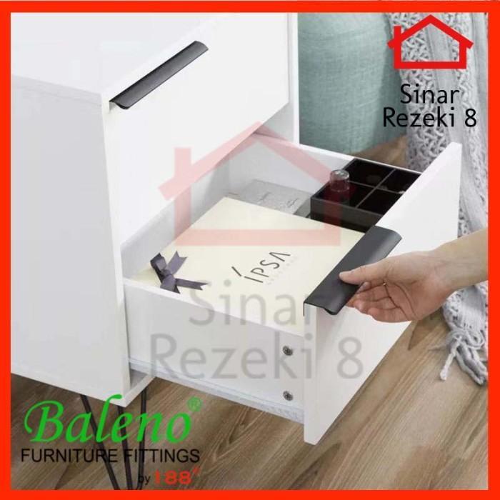 EKSLUSIF Handle Tarikan 6603 Hitam 1 METER / Laci Pintu Lemari Minimalis Knob
