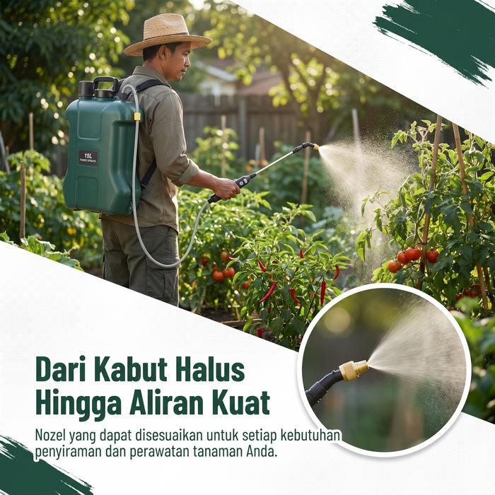 NEW Reaim Alat Semprot Tangki Sprayer Listrik 15 Liter Elektrik semprotan pertaniantangki semprot