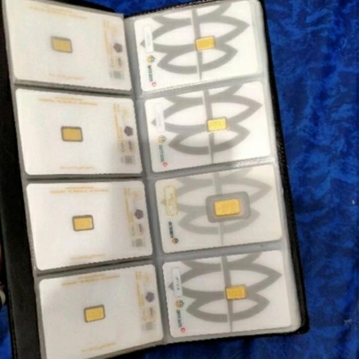 Ready Stok Album 4 Susun EOA Gold UBS King Halim Dompet Emas Mini NK Emas Emasin