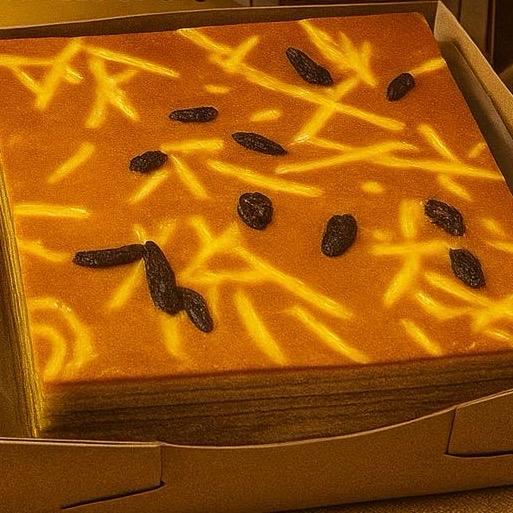 NEW lapis Legit Spesial VAKUM Butter Kismis Melinda 17x17cm 800gram fresh from oven