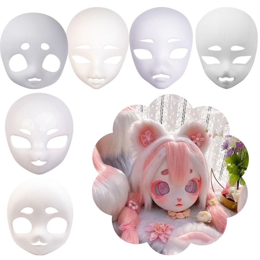 3D Cosplay Kigurumi Base Beast Skull Mask Diy Animal Fursuit Head Base Plastic Cat Head Skull Masks